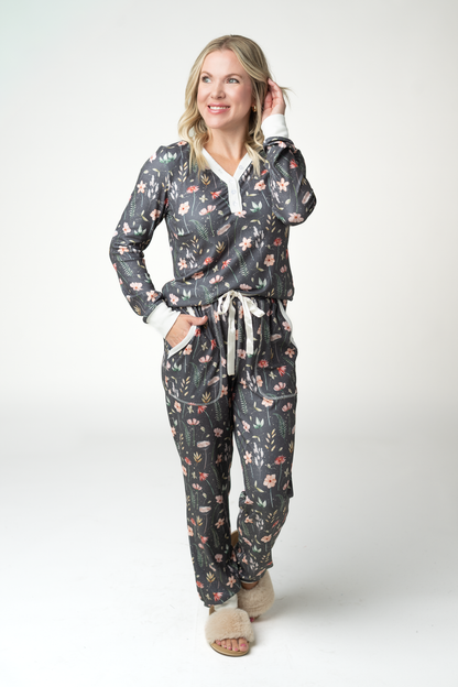 Michelle Mae Cozy Pajama Set - Wildflower Meadow