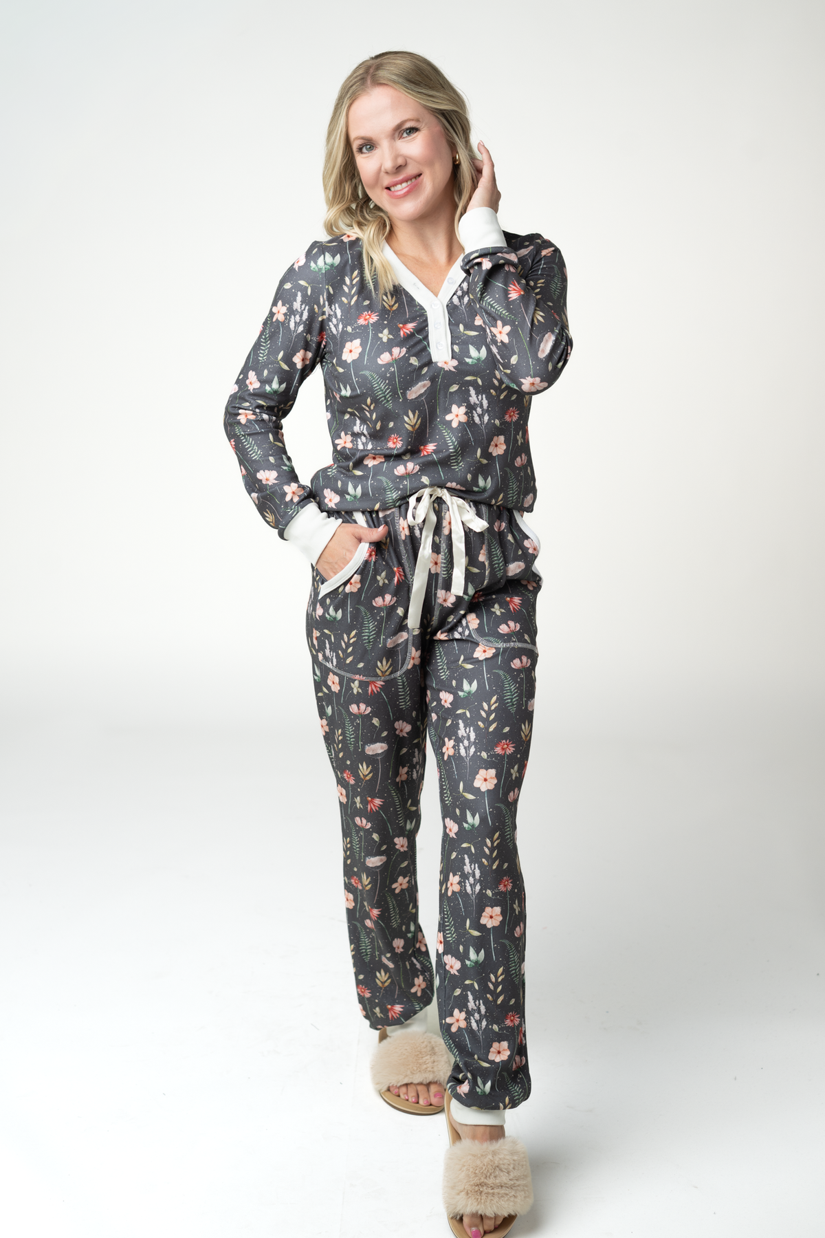 Michelle Mae Cozy Pajama Set - Wildflower Meadow
