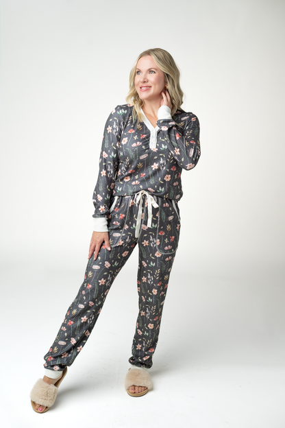 Michelle Mae Cozy Pajama Set - Wildflower Meadow