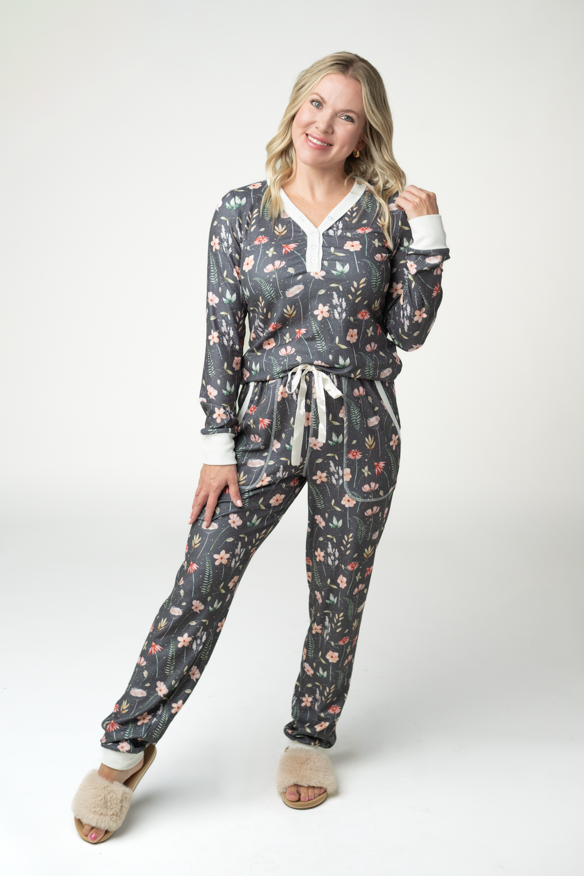Michelle Mae Cozy Pajama Set - Wildflower Meadow