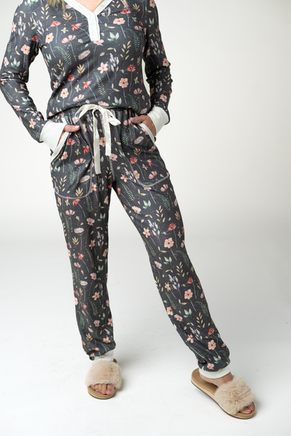 Michelle Mae Cozy Pajama Set - Wildflower Meadow