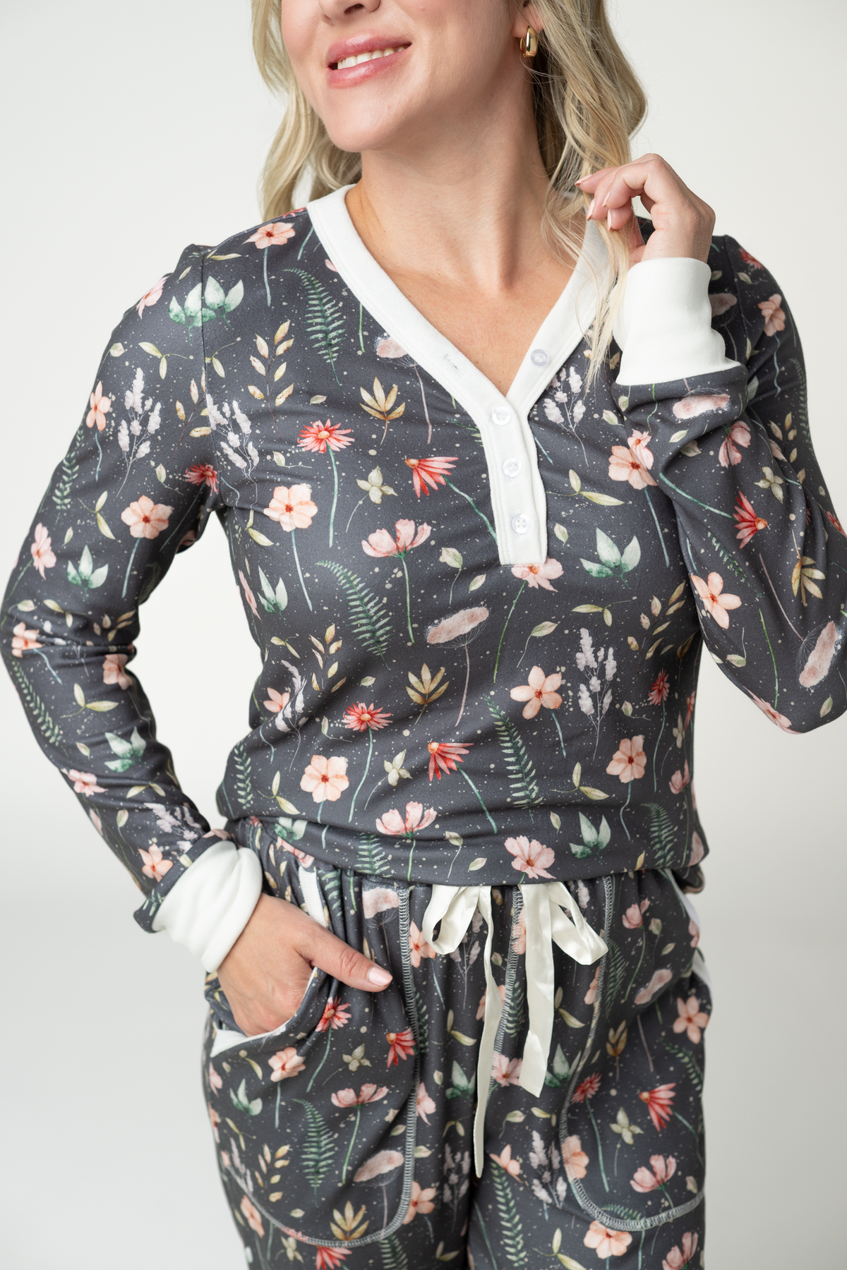 Michelle Mae Cozy Pajama Set - Wildflower Meadow