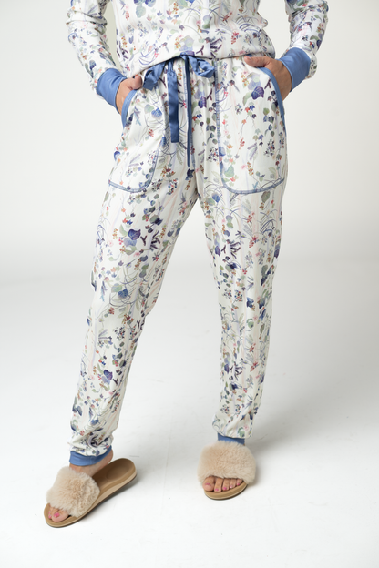 Michelle Mae Cozy Pajama Set - Olive Meadow