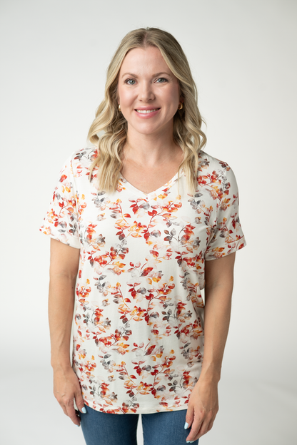 Michelle Mae Sophie Top - Autumn Watercolor