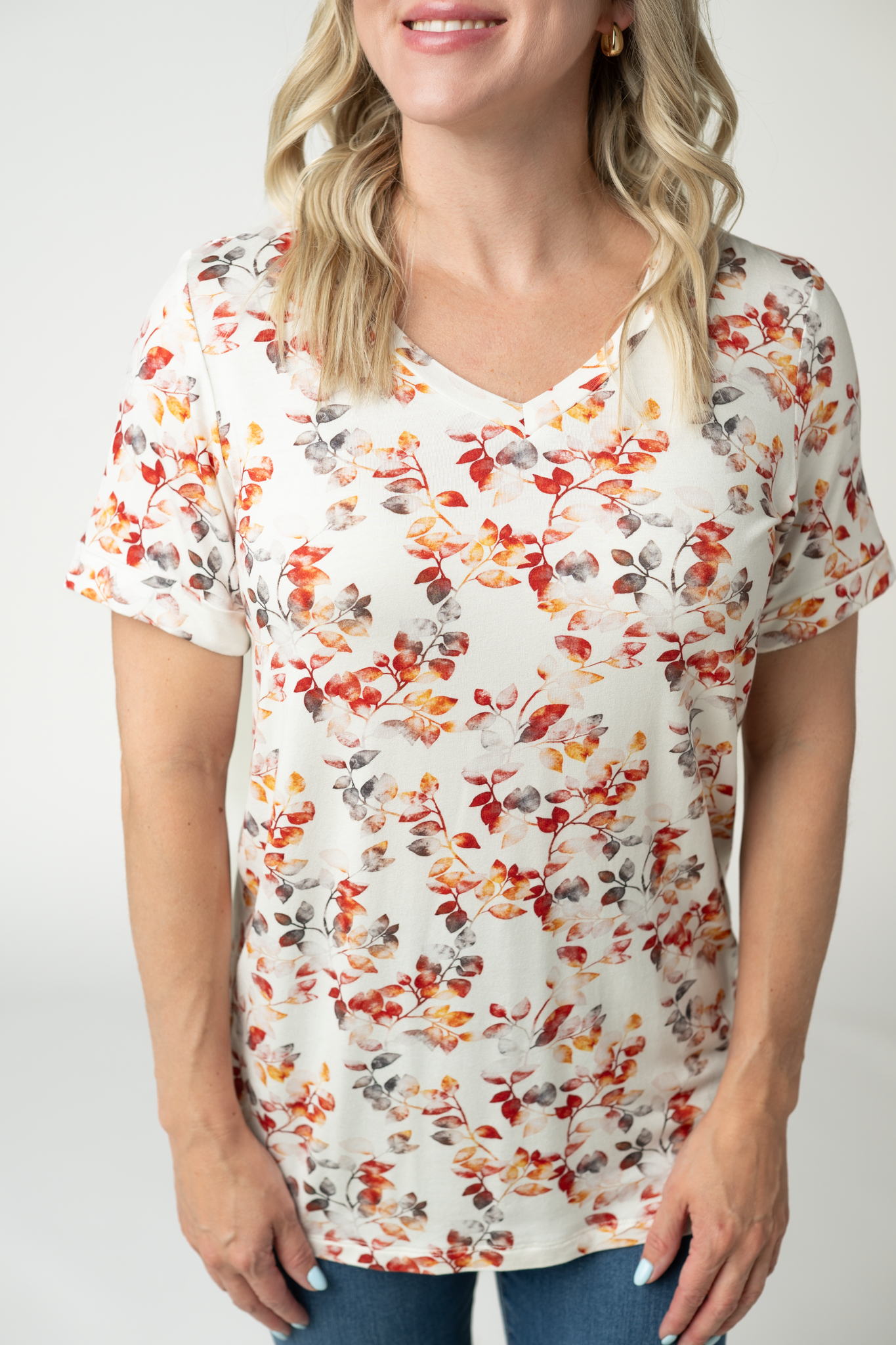 Michelle Mae Sophie Top - Autumn Watercolor