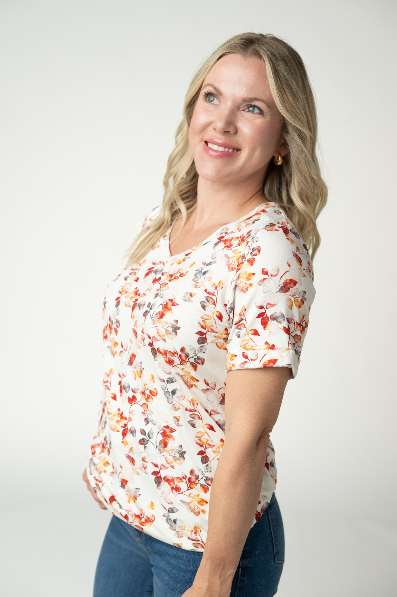 Michelle Mae Sophie Top - Autumn Watercolor