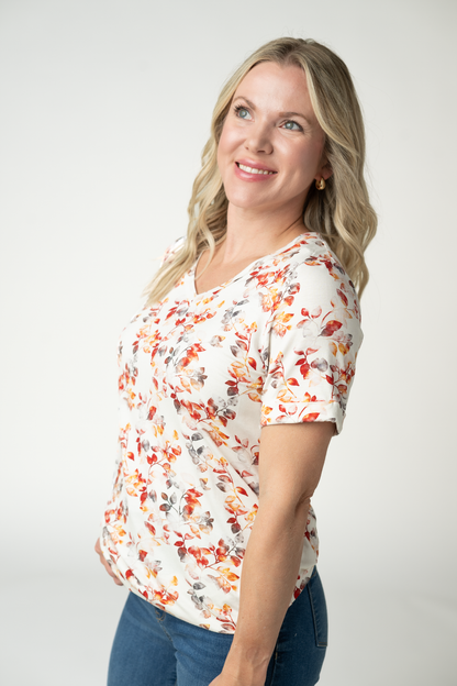 Michelle Mae Sophie Top - Autumn Watercolor