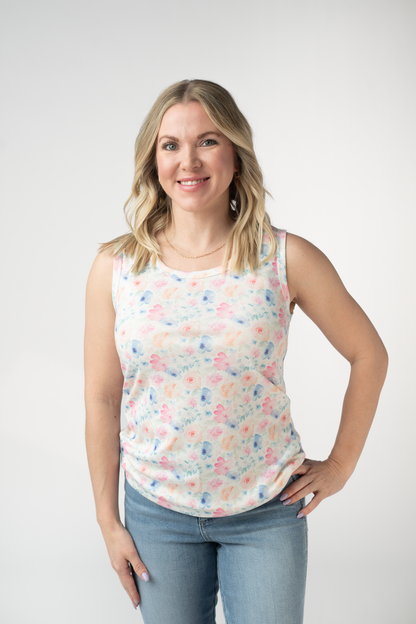 Michelle Mae Ava Tank - Petal Gardens