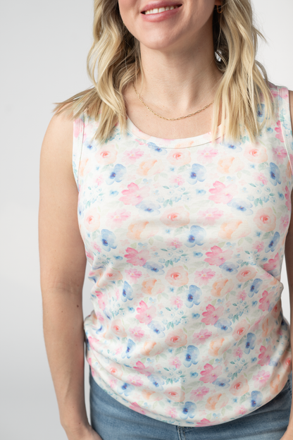 Michelle Mae Ava Tank - Petal Gardens