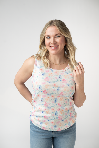 Michelle Mae Ava Tank - Petal Gardens