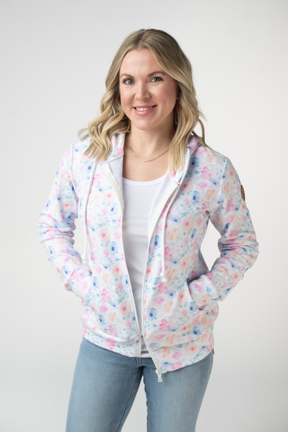Michelle Mae Fullzip Hoodie - Petal Gardens