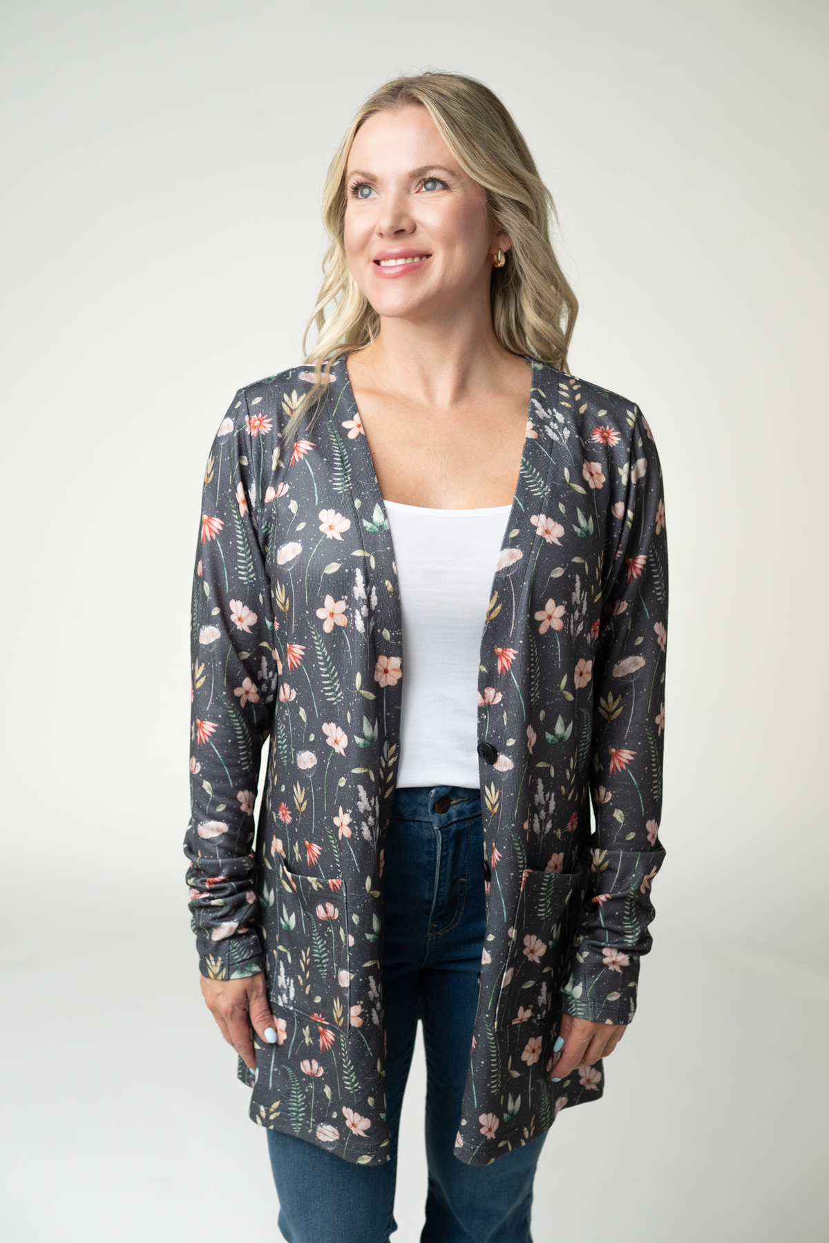 Michelle Mae Cori Cardigan - Wildflower Meadow