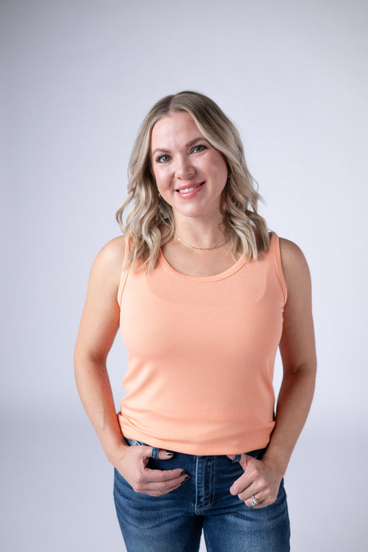 Michelle Mae Ava Tank - Melon