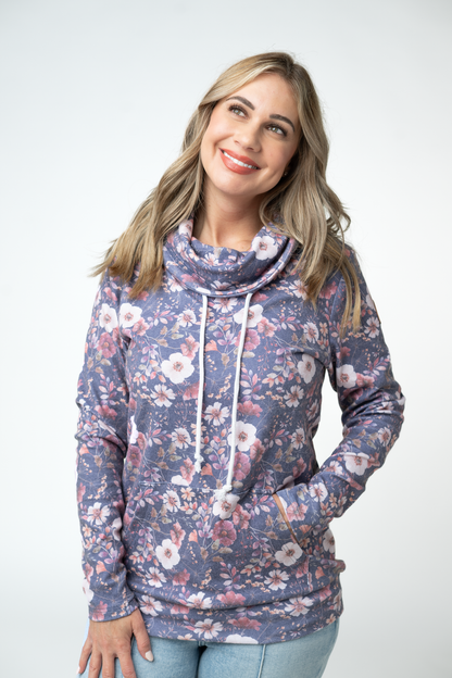 Michelle Mae Classic Funnel Neck - Blushwood Floral