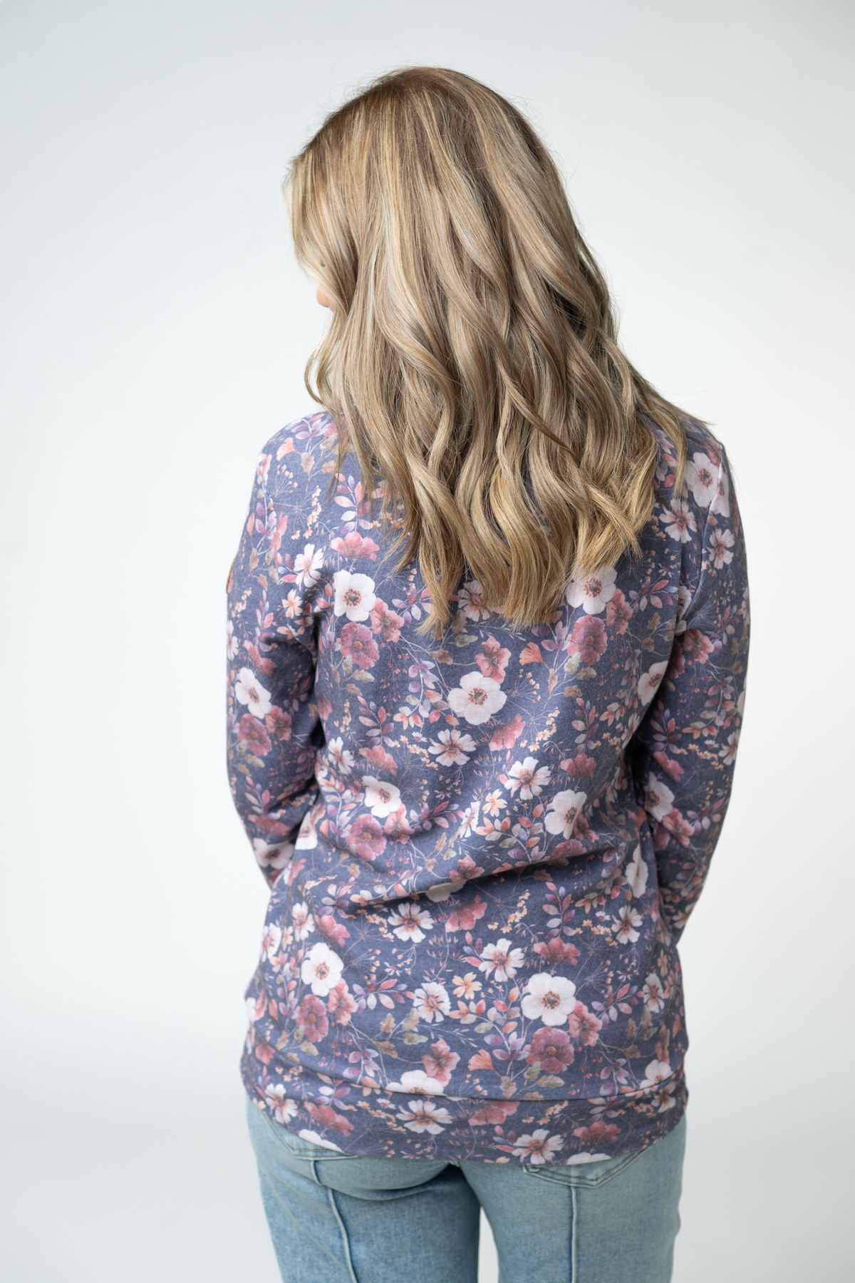 Michelle Mae Classic Funnel Neck - Blushwood Floral