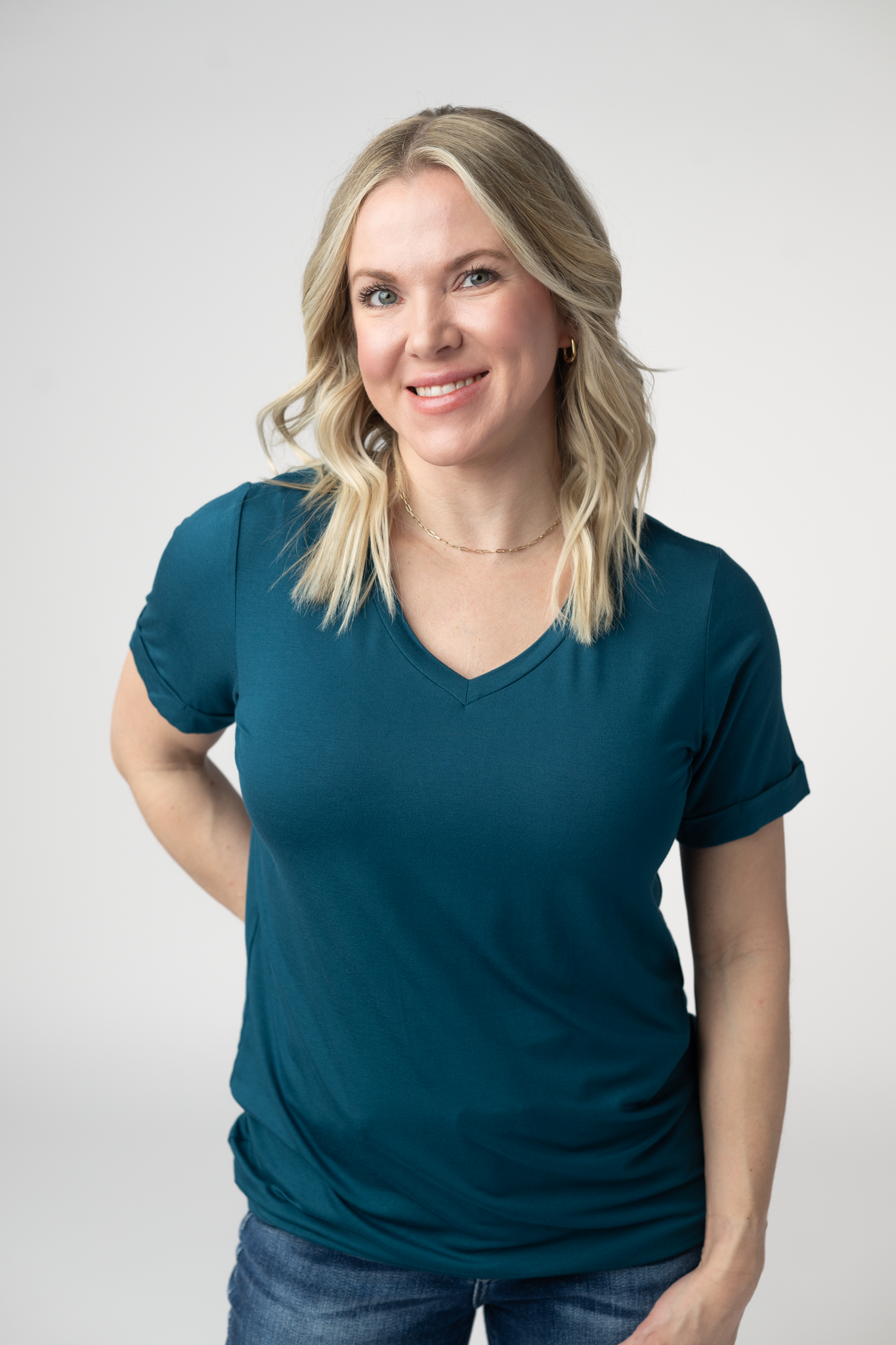 Michelle Mae Sophie Top - Teal