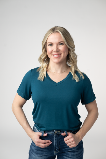 Michelle Mae Sophie Top - Teal