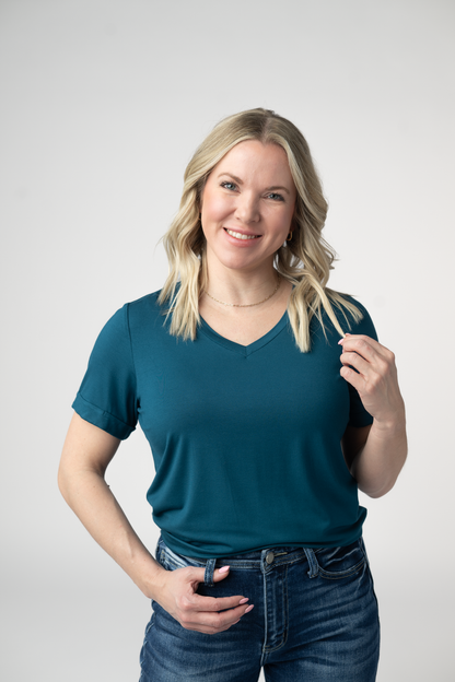 Michelle Mae Sophie Top - Teal