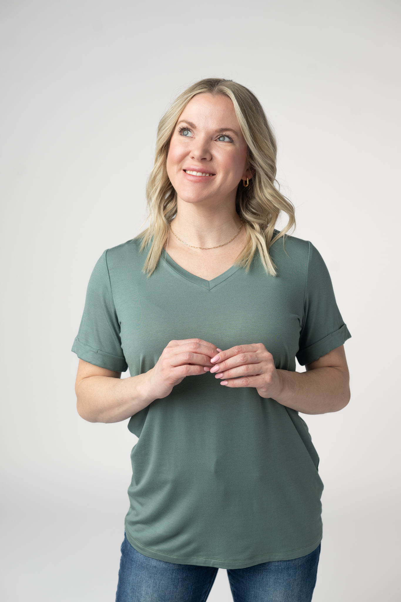 Michelle Mae Sophie Top - Dusty Jade