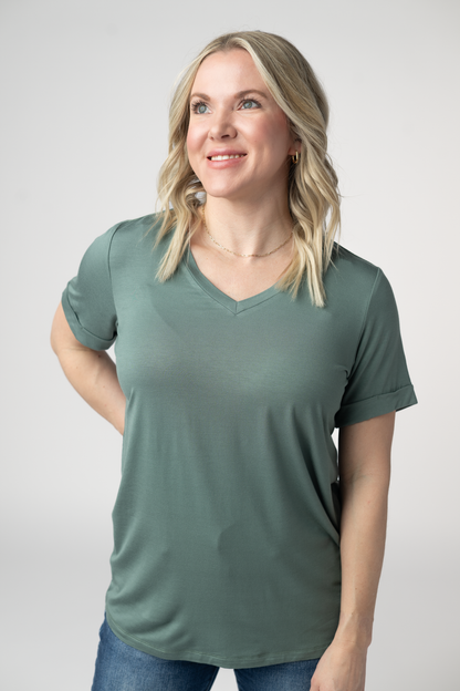 Michelle Mae Sophie Top - Dusty Jade