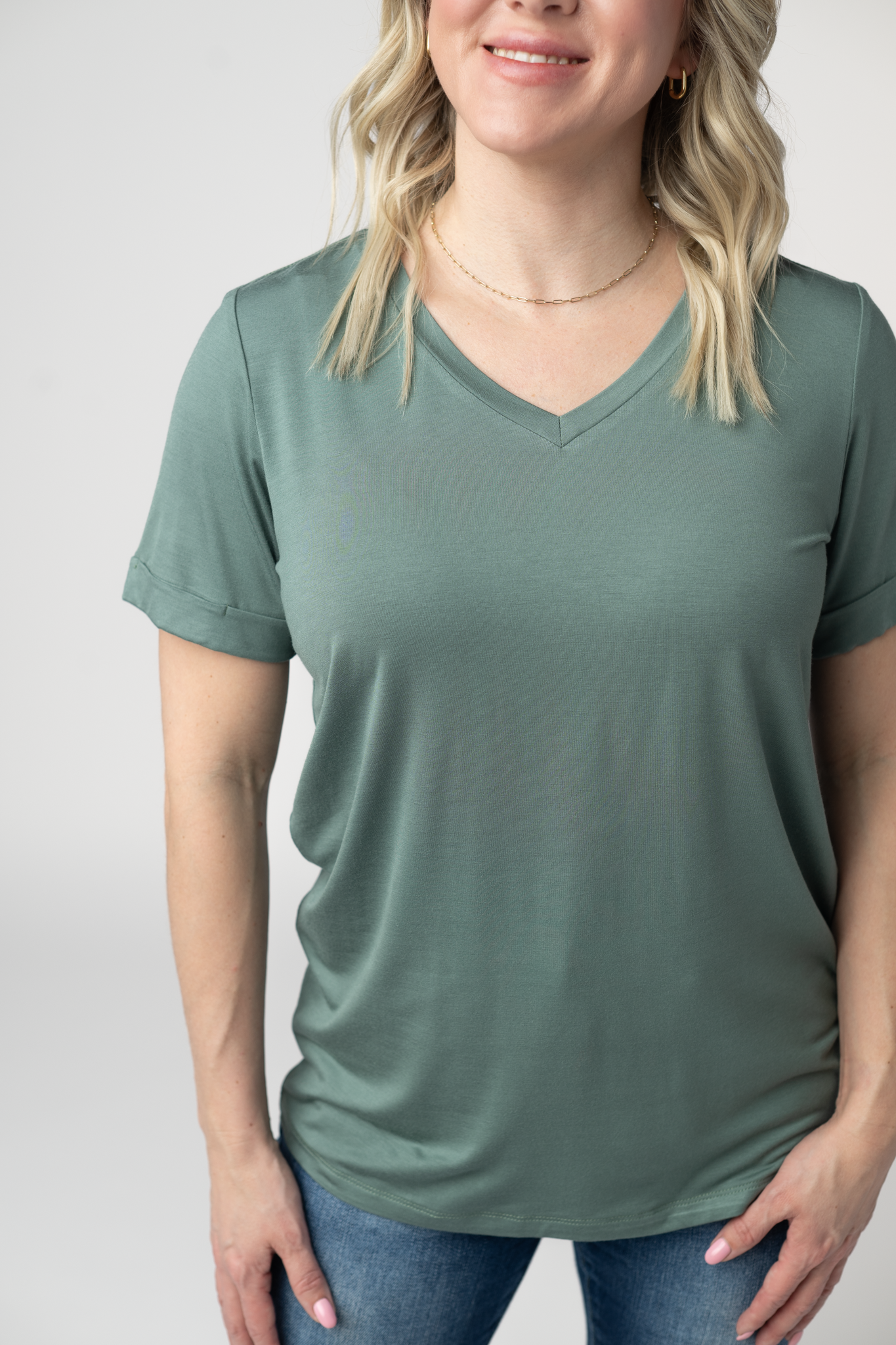 Michelle Mae Sophie Top - Dusty Jade