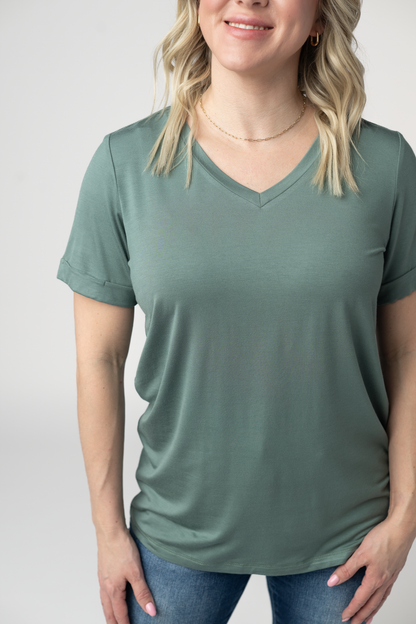 Michelle Mae Sophie Top - Dusty Jade