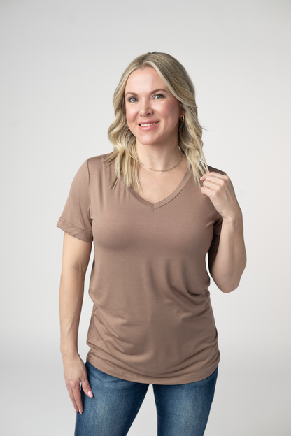 Michelle Mae Sophie Top - Mocha