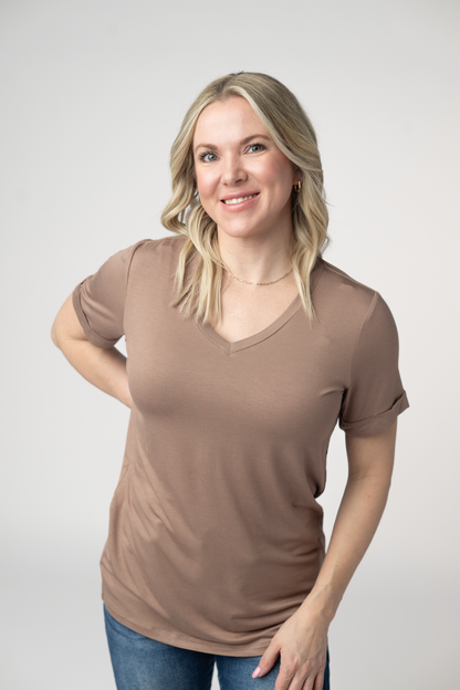 Michelle Mae Sophie Top - Mocha