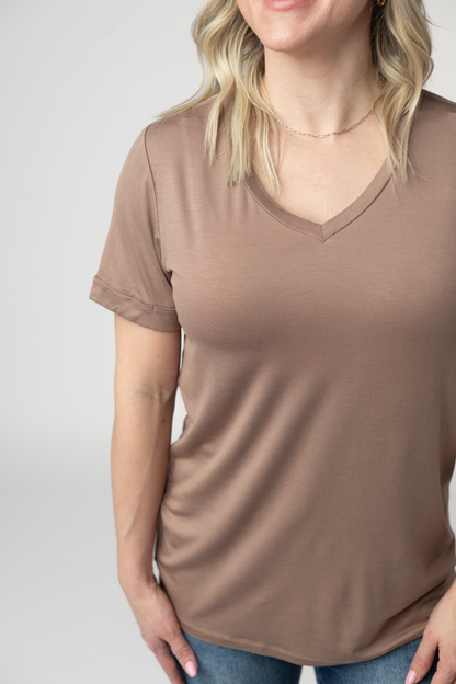 Michelle Mae Sophie Top - Mocha