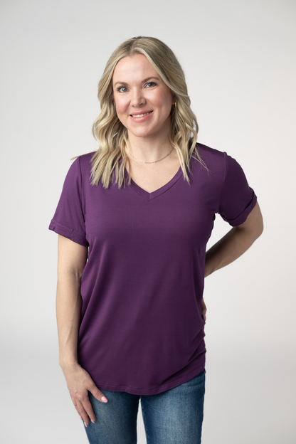 PREORDER: Michelle Mae Sophie Top - Purple