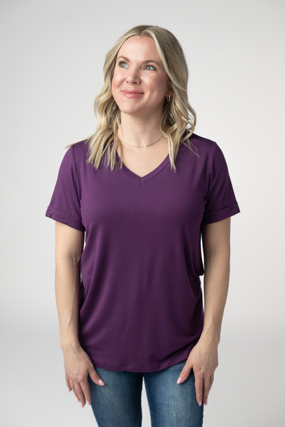 PREORDER: Michelle Mae Sophie Top - Purple