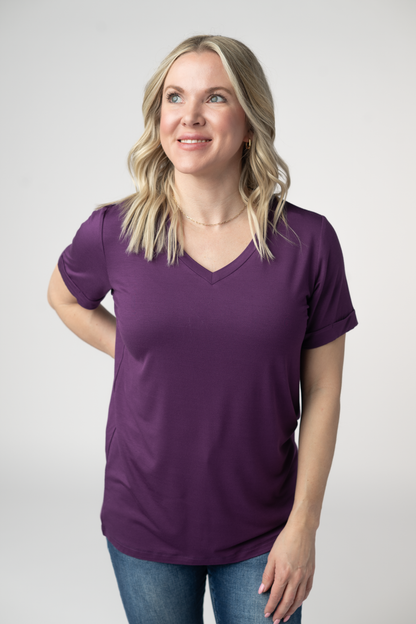 PREORDER: Michelle Mae Sophie Top - Purple