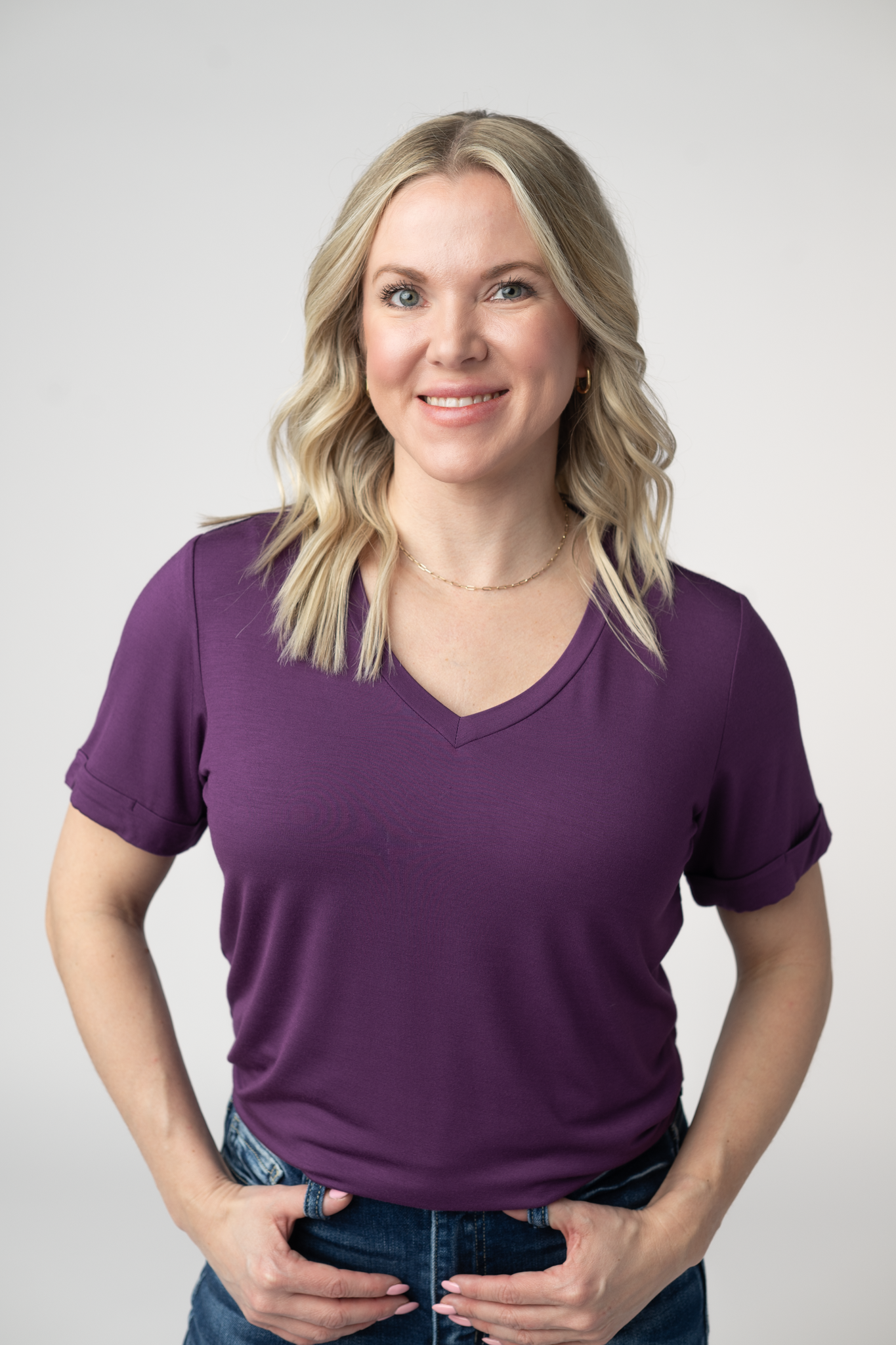 PREORDER: Michelle Mae Sophie Top - Purple