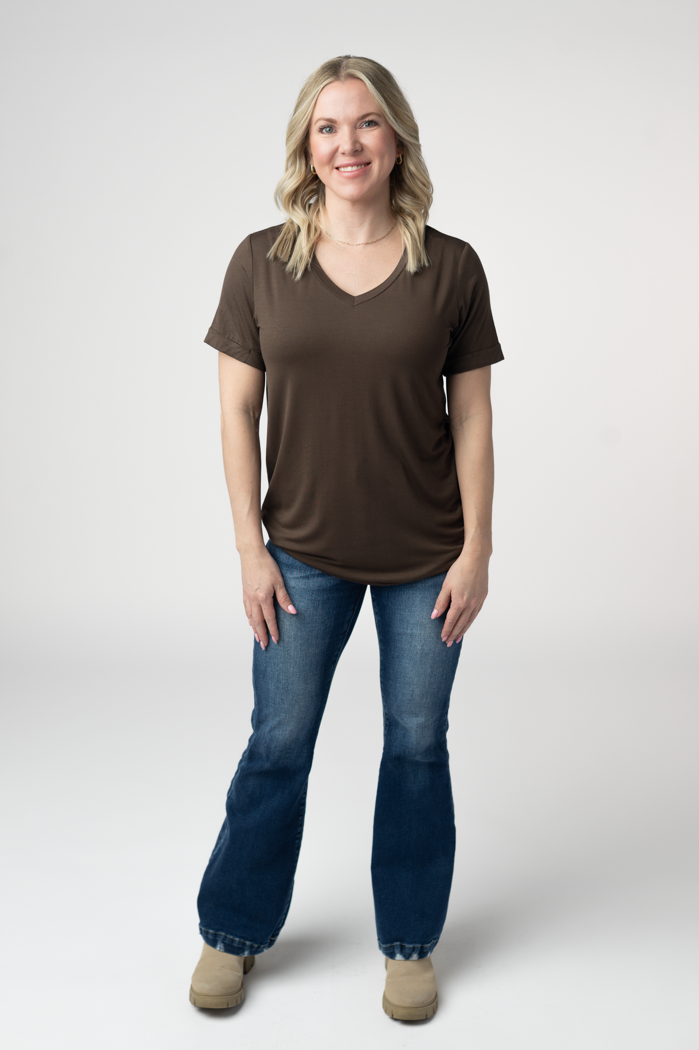 Michelle Mae Sophie Top - Brown