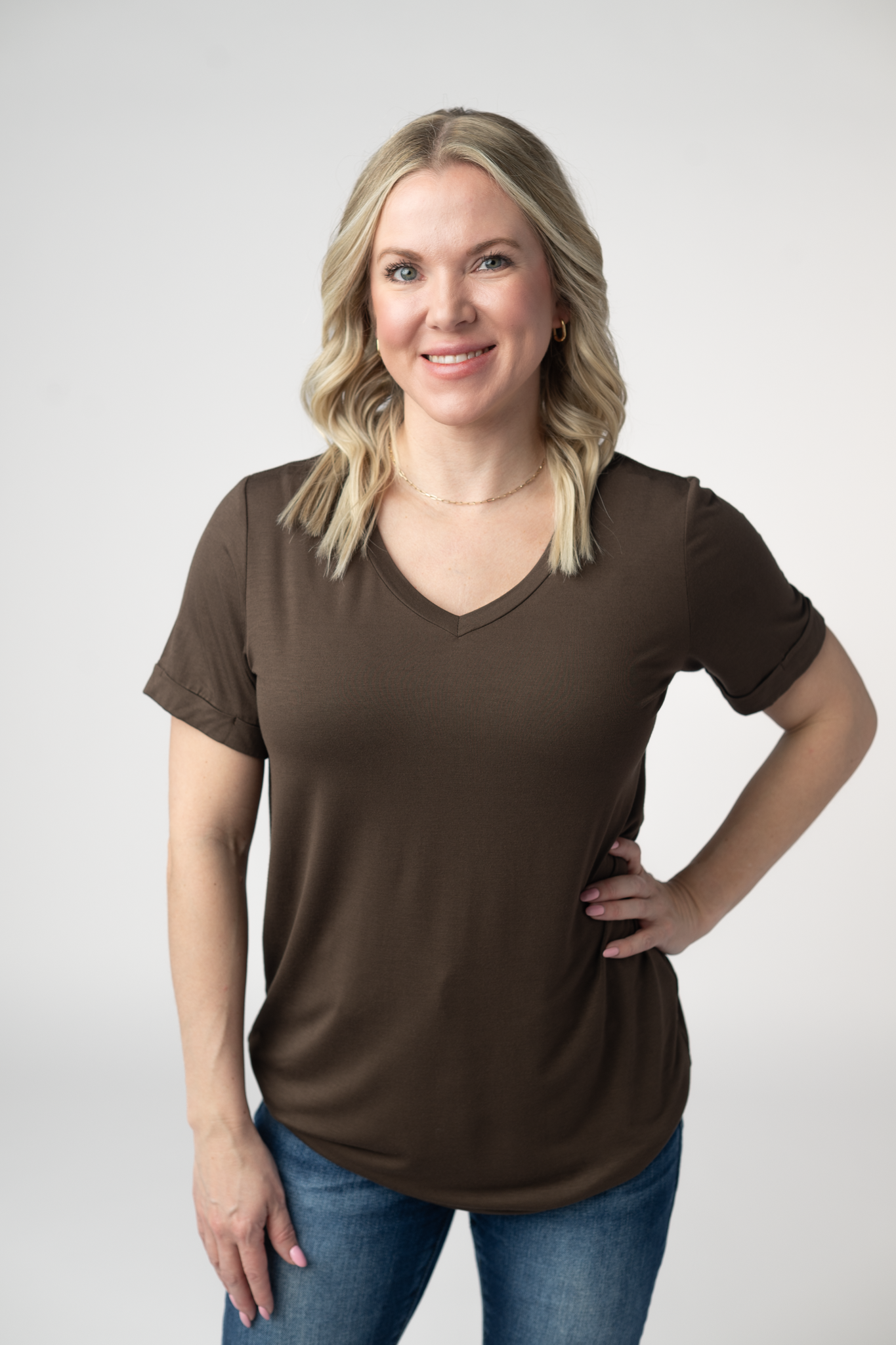 Michelle Mae Sophie Top - Brown