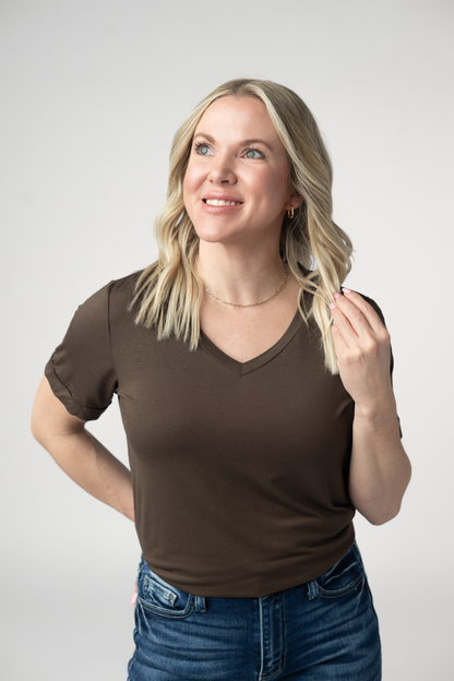 Michelle Mae Sophie Top - Brown