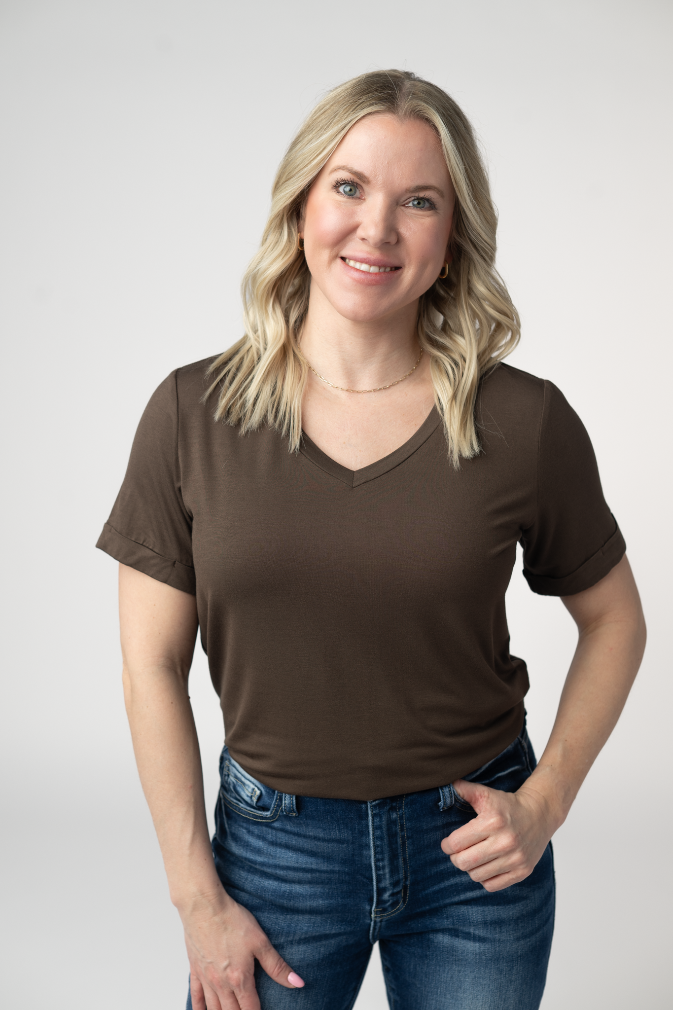 Michelle Mae Sophie Top - Brown