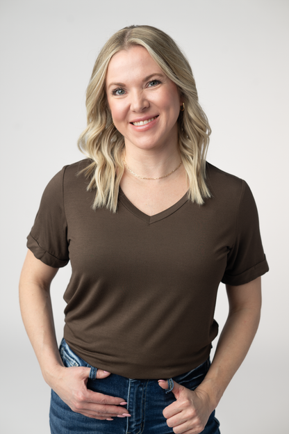 Michelle Mae Sophie Top - Brown