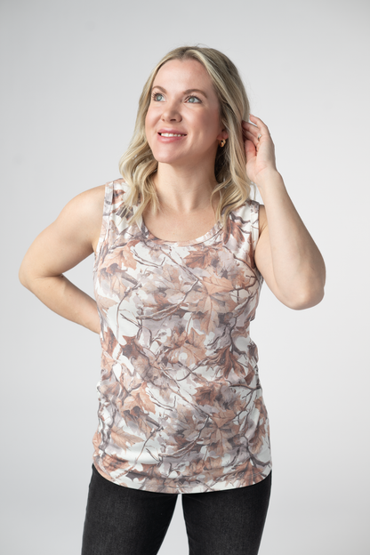 PREORDER Michelle Mae Ava Tank - Woodsy Camo