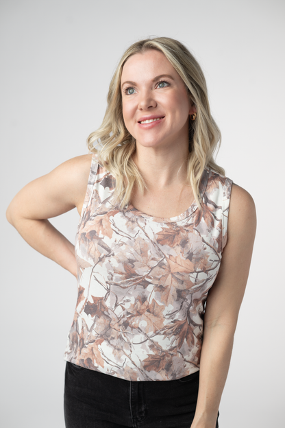 PREORDER Michelle Mae Ava Tank - Woodsy Camo