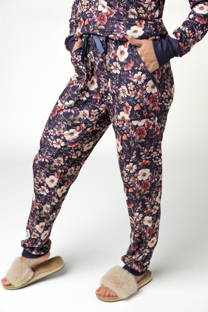 Michelle Mae Cozy Pajama Set - Blushwood Floral