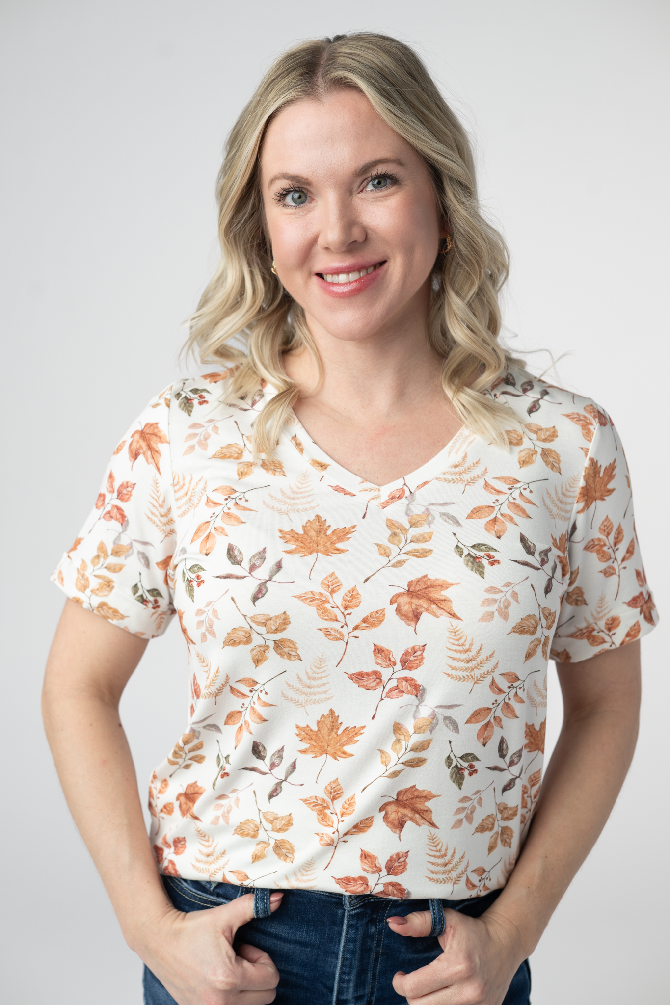 Michelle Mae Sophie Top - Autumn Leaves