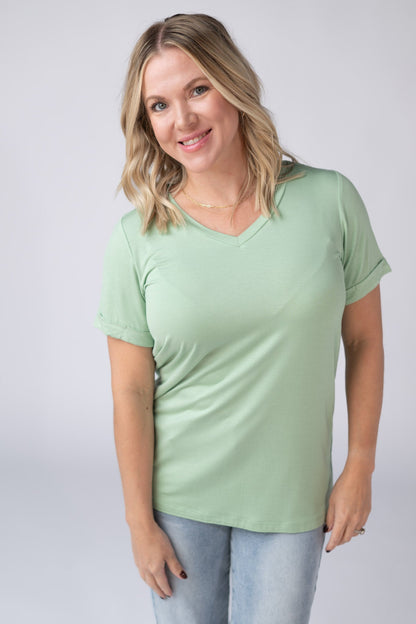Michelle Mae Sophie Tee - Seafoam Green