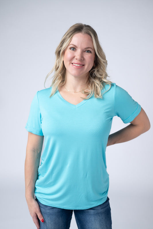Michelle Mae Sophie Tee - Aqua Blue