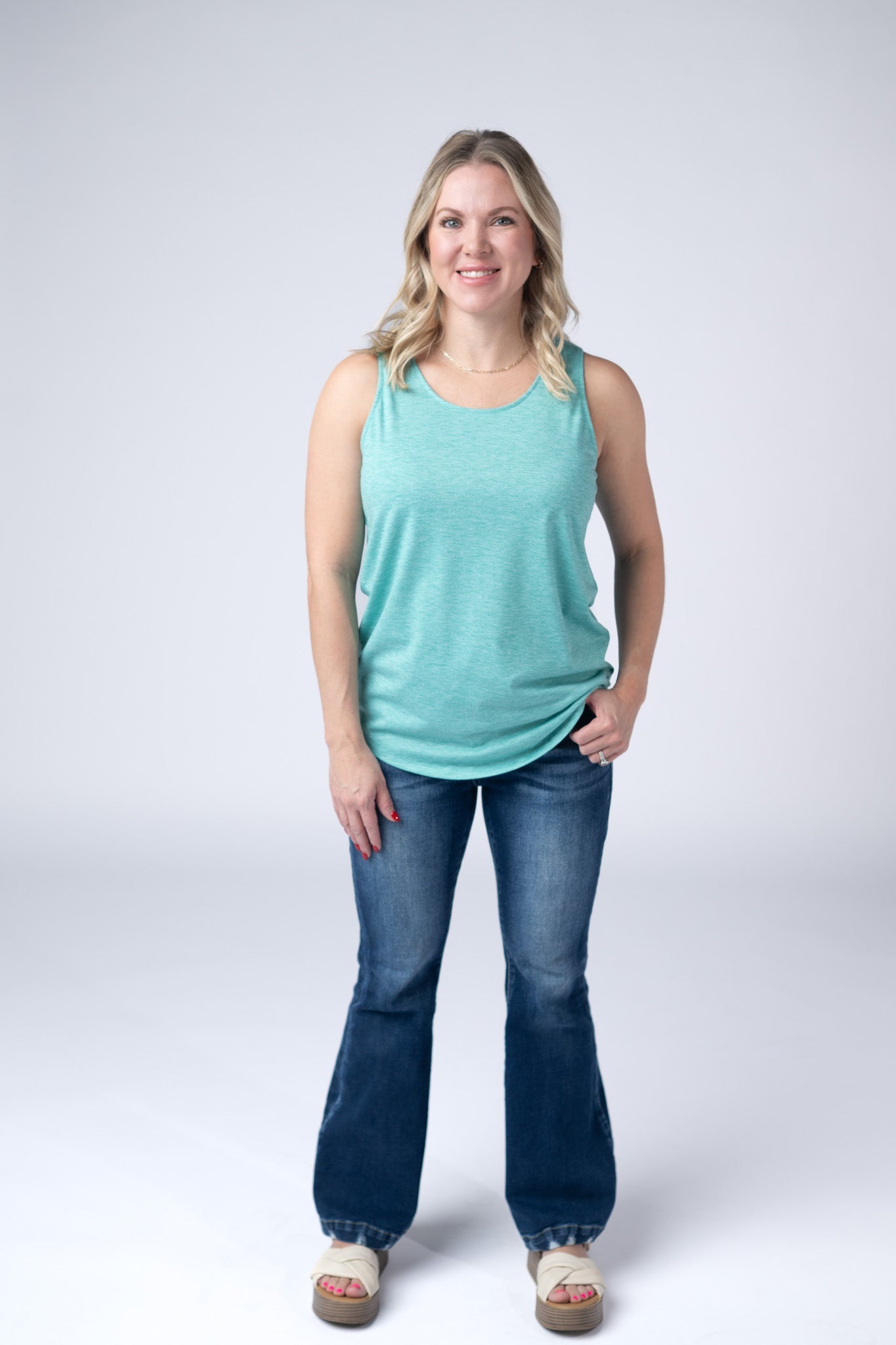 Michelle Mae Tiffany Tank - Bermuda