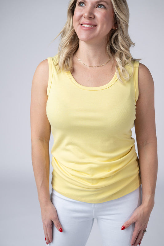 Michelle Mae Ava Tank - Yellow