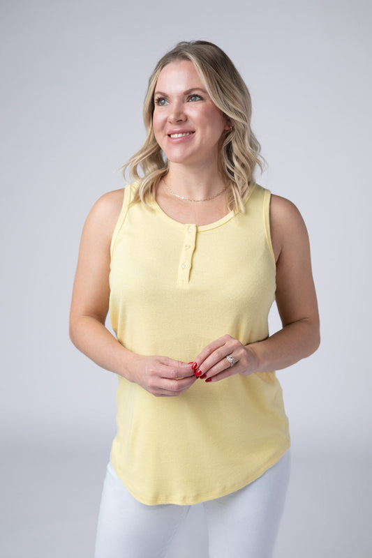 Michelle Mae Alison Henley Tank - Yellow