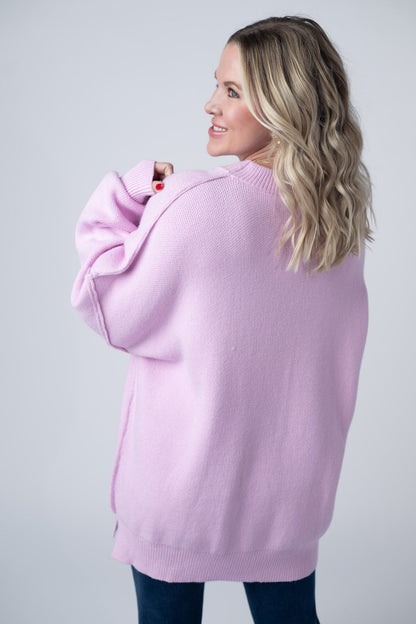 Michelle Mae Aurora Cozy Sweater - Lilac