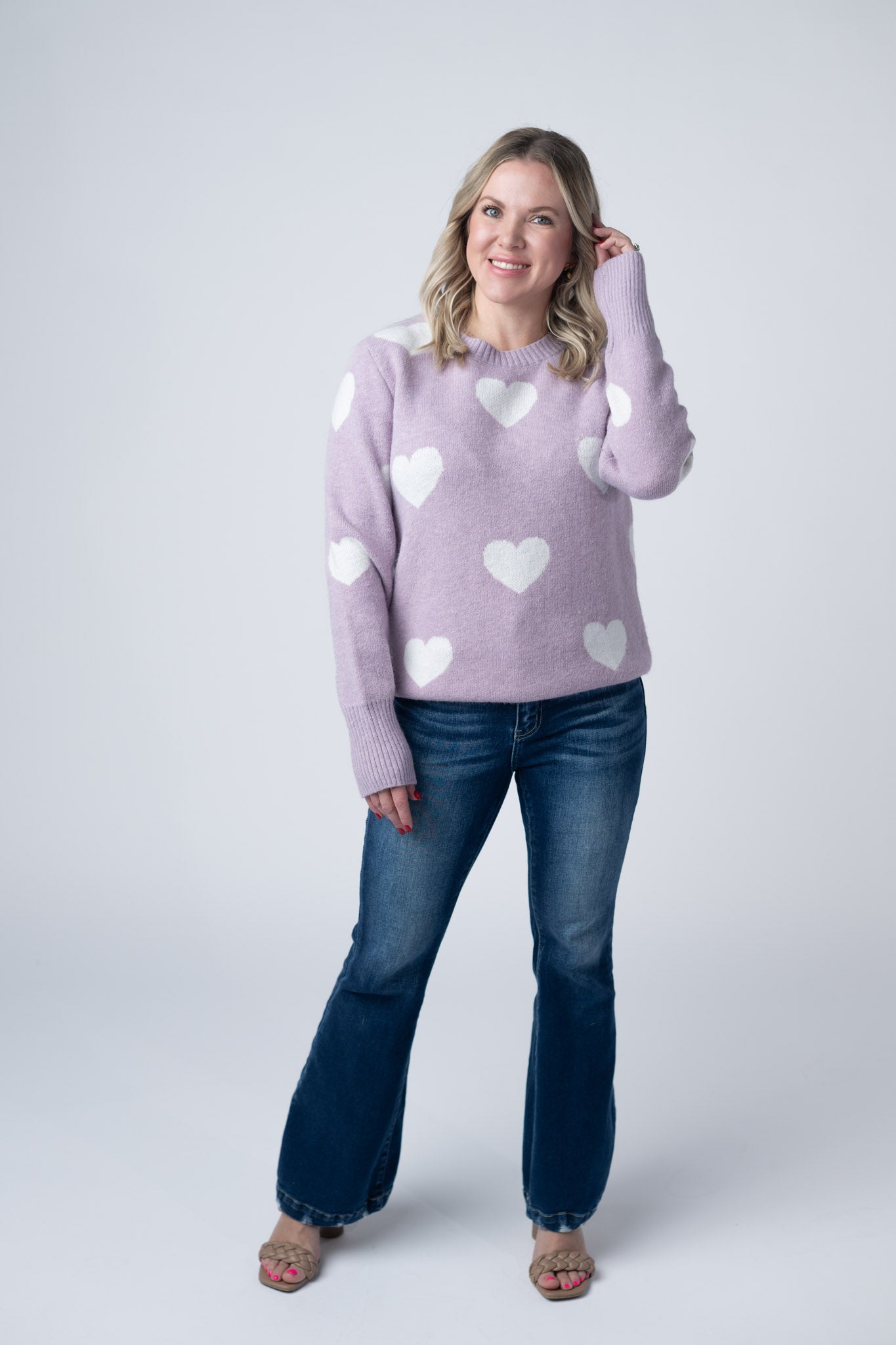 Michelle Mae Endless Love Sweater - Lavender