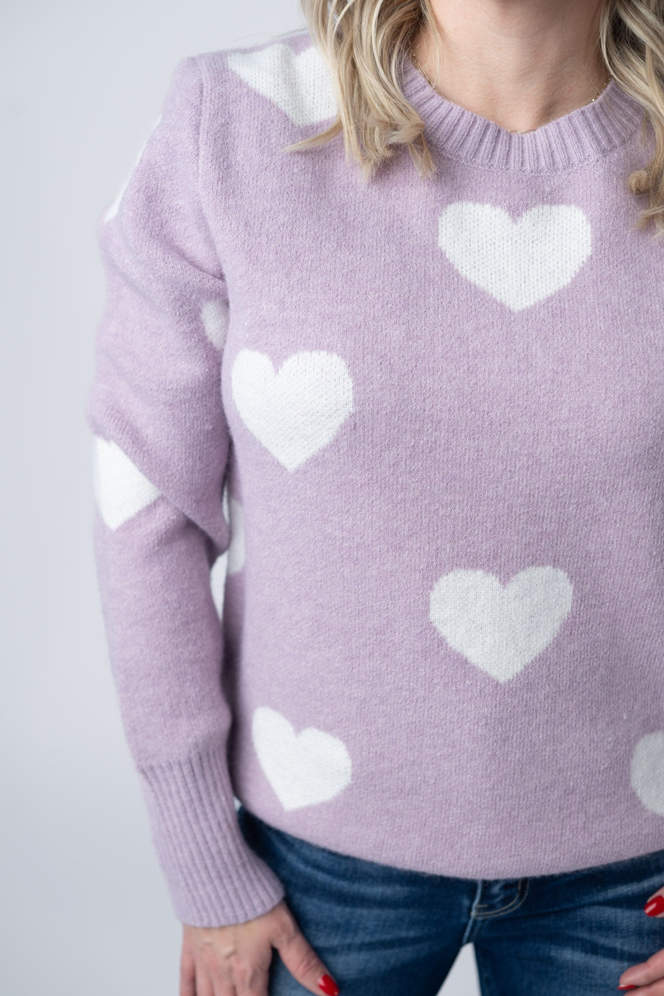 Michelle Mae Endless Love Sweater - Lavender